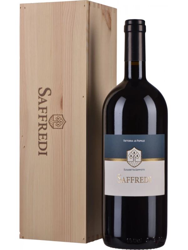 Fattoria Le Pupille, Saffredi, Toscana Maremma IGT, wooden box