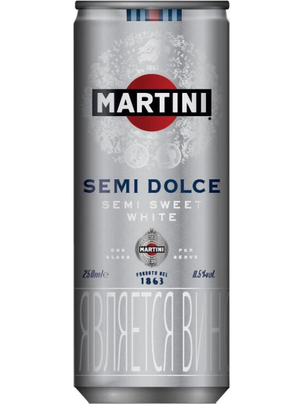 Martini Semi Dolce, in can