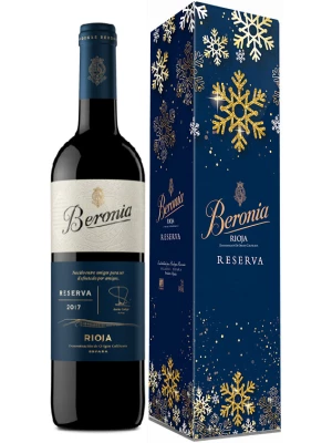 Вино Beronia Reserva, Rioja DOC, gift box 2017, 0.75 л