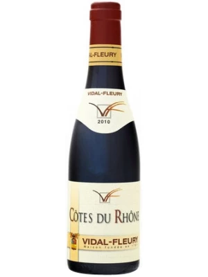 Вино Vidal-Fleury, Cotes du Rhone Rouge 2010, 0.375 л
