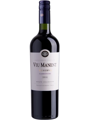 Вино Viu Manent, Estate Collection Reserva Carmenere 2014, 0.75 л