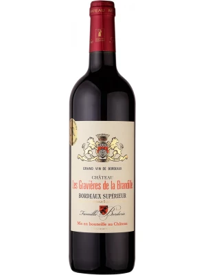 Вино Chateau les Gravieres de la Brandille Bordeaux Superieur AOC 2016, 0.75 л