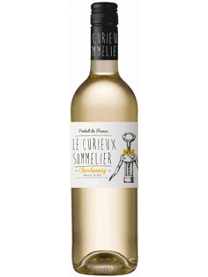 Вино Le Curieux Sommelier Chardonnay 2020, 0.75 л