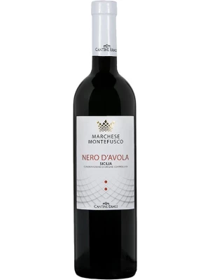 Вино Marchese Montefusco Nero d'Avola, Sicilia DOC 2022, 0.75 л