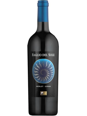 Вино Feudi del Pisciotto, Baglio del Sole Merlot-Syrah, Sicilia IGT 2013, 0.75 л