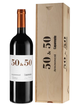 Вино 50 & 50, Италия Подарочная Capannelle 2015, 1.5 л