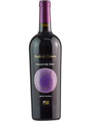 Вино Feudi del Pisciotto, Baglio del Sole Nero d'Avola, Sicilia IGT 2020, 0.75 л