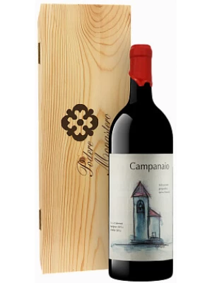 Вино Podere Monastero, Campanaio, Toscana IGT, wooden box 2019, 1.5 л