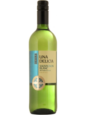 Вино Vinedos Puertas, Una Delicia Sauvignon Blanc, Valley Central DO 2021, 0.75 л