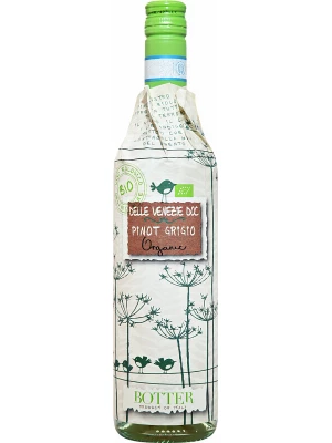 Вино Botter, Pinot Grigio delle Venezie DOC Organic 2022, 0.75 л