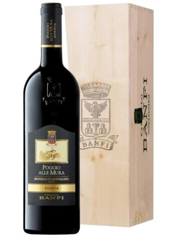 Banfi, Poggio alle Mura Brunello di Montalcino Riserva DOCG, wooden box