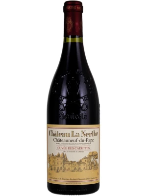 Вино Chateau la Nerthe, Cuvee des Cadettes, Chateauneuf-du-Pape AOC 2016, 0.75 л