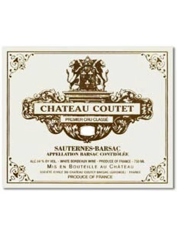 Chateau Coutet, 1-er Cru Sauternes-Barsac AOC