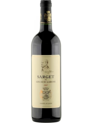 Вино Sarget du Gruaud Larose, AOC Saint-Julien 2007, 0.375 л