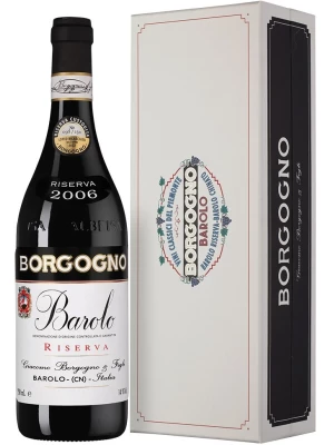Вино Borgogno, Barolo Riserva DOCG, gift box 2006, 0.75 л