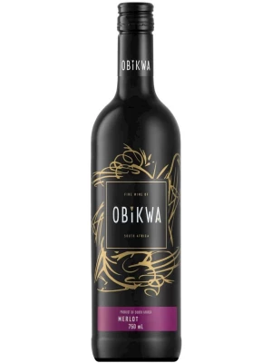 Вино Obikwa, Merlot 2018, 0.75 л