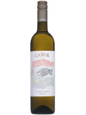 Вино Gasper, Chardonnay & Rebula 0.75 л