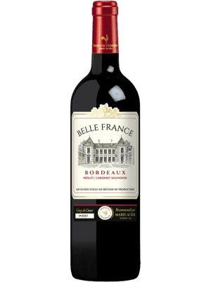 Вино Belle France Bordeaux AOC Rouge 2018, 0.75 л