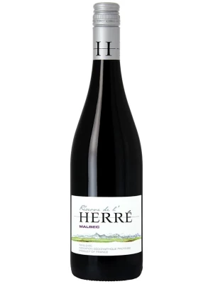 Вино Reserve de l'Herre Malbec, Pays d'Oc IGP 2022, 0.75 л
