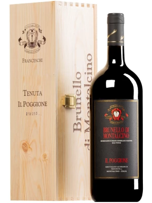 Вино Il Poggione, Brunello di Montalcino DOCG, wooden box 2018, 1.5 л
