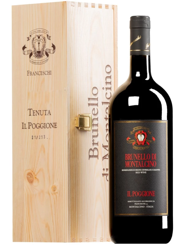 Il Poggione, Brunello di Montalcino DOCG, wooden box