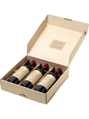 Вино Norton, Lote Agrelo A-119 & Lunlunta L-118 & Finca La Colonia LC-118, gift set of 3 bottles in box 0.75 л