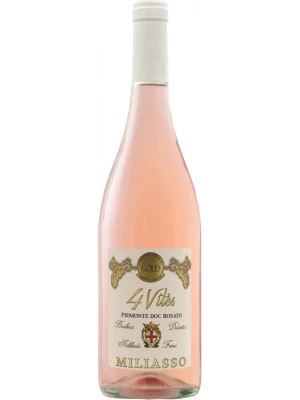 Вино Angelo Rocca e Figli, Miliasso 4 Vites Rosato, Piemonte DOC 2020, 0.75 л