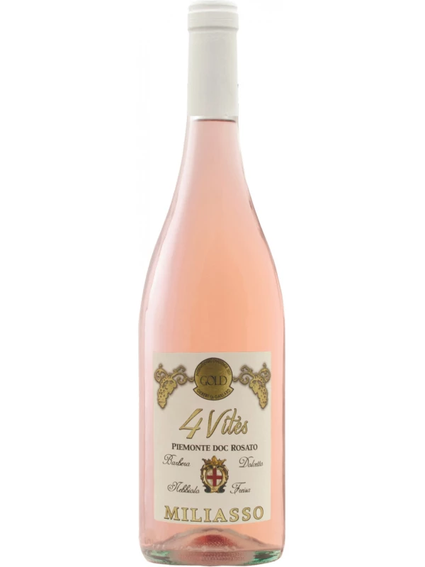 Angelo Rocca e Figli, Miliasso 4 Vites Rosato, Piemonte DOC
