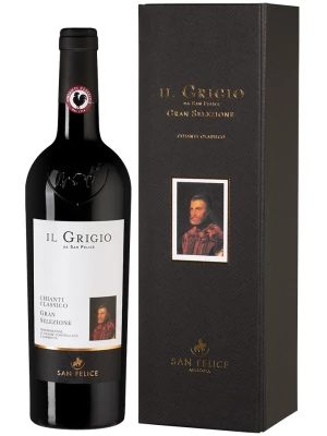 Вино Agricola San Felice, Il Grigio Gran Selezione, Chianti Classico DOCG gift box 2016, 0.75 л