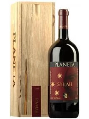 Вино Planeta, Syrah, Sicilia IGT, wooden box 2007, 3 л