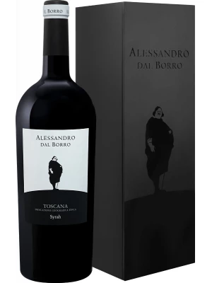 Вино Alessandro dal Borro, Toscana IGT wooden box 2015, 1.5 л