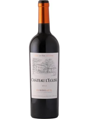 Вино Chateau l'Eglise, Bordeaux AOC 2022, 0.75 л