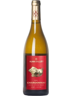Вино Alma Valley Chardonnay 2021, 0.75 л