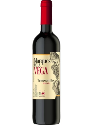 Вино Marques de la Vega Tempranillo, La Mancha DOP 0.75 л