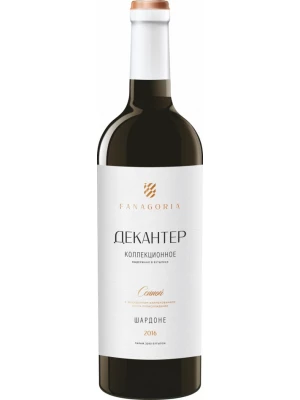 Вино Фанагория, Декантер Шардоне Коллекционное 2016, 0.75 л