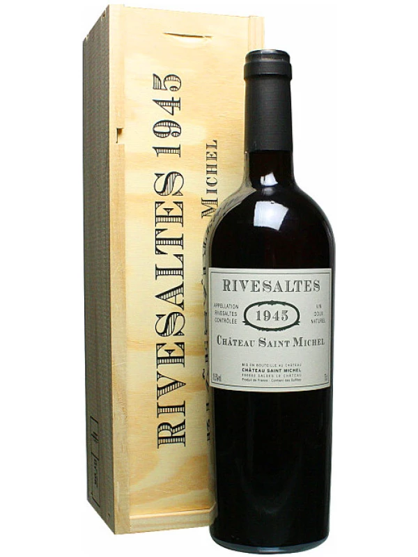 Chateau Saint Michel, Rivesaltes AOC, wooden box
