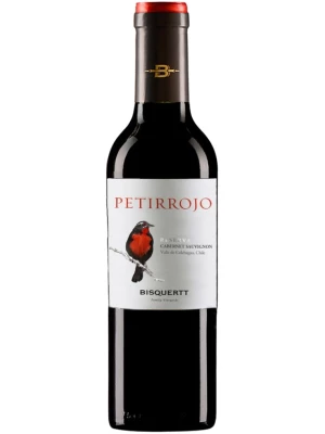 Вино Bisquertt, Petirrojo Reserva, Cabernet Sauvignon, Colchagua Valley DO 2022, 0.375 л