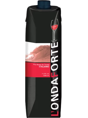 Вино Quargentan, L'Onda Forte, Vino Rosso da Tavola, tetra-pack 1 л