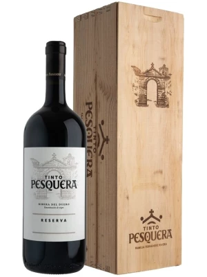 Вино Tinto Pesquera Reserva, Ribera del Duero DO, wooden box 2020, 1.5 л