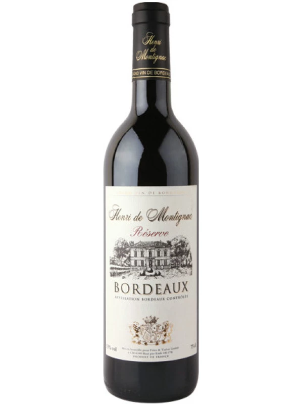 Henri de Montignac Reserve, Bordeaux AOC