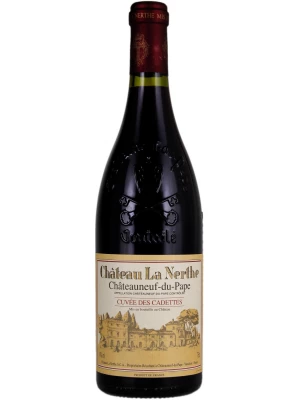 Вино Chateau la Nerthe, Cuvee des Cadettes, Chateauneuf-du-Pape AOC 2017, 0.75 л