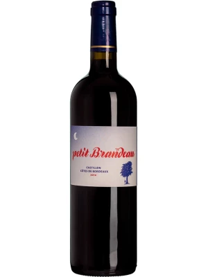 Вино Chateau Brandeau, Petit Brandeau, Castillon Cotes de Bordeaux AOC 2016, 0.75 л