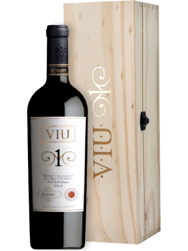 Viu Manent, Viu 1, Colchagua Valley DO, wooden box