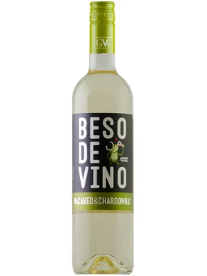 Вино Beso de Vino Macabeo-Chardonnay, Carinena DO 0.75 л