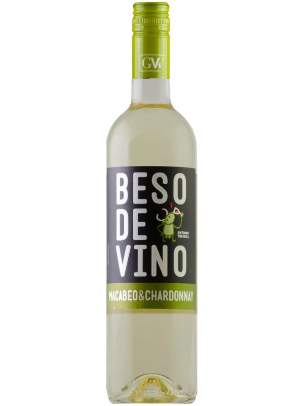 Beso de Vino Macabeo-Chardonnay, Carinena DO