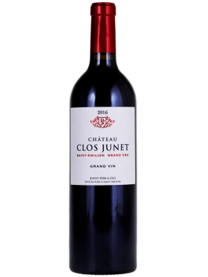 Вино Chateau Clos Junet, Saint-Emillon Grand Cru AOC 2016, 0.75 л
