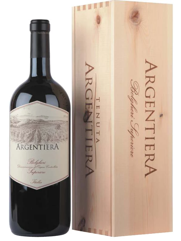 Argentiera Bolgheri Superiore DOC, wooden box