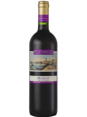 Вино Vinispa, Portobello Merlot delle Venezie IGT 2015, 0.75 л