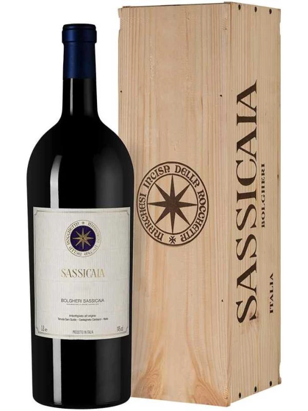Sassicaia, Bolgheri Sassicaia DOC, wooden box