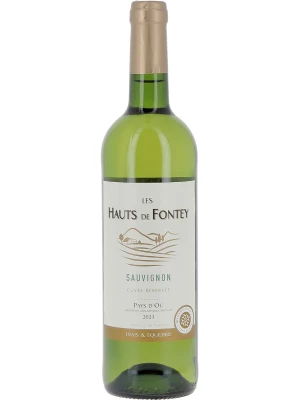 Вино Les Hauts de Fontey Cuvee Reservee Sauvignon, Pays d'Oc IGP 2023, 0.75 л
